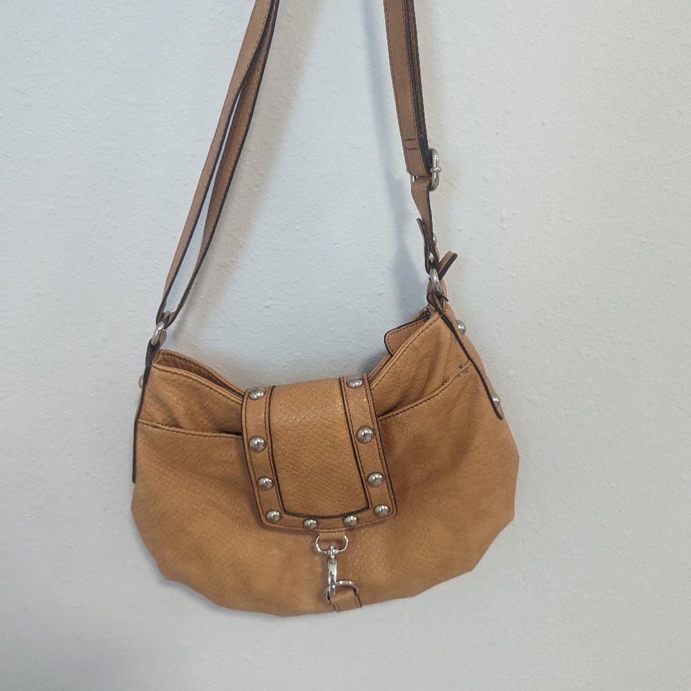 Jessica Simpson Brown Leather shoulder Bag